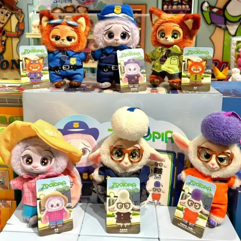 MINISO ズートピア　ニック＆ジュディ In Stock Miniso Zootopia Blind Box - Judy & Nick Pvc Figure