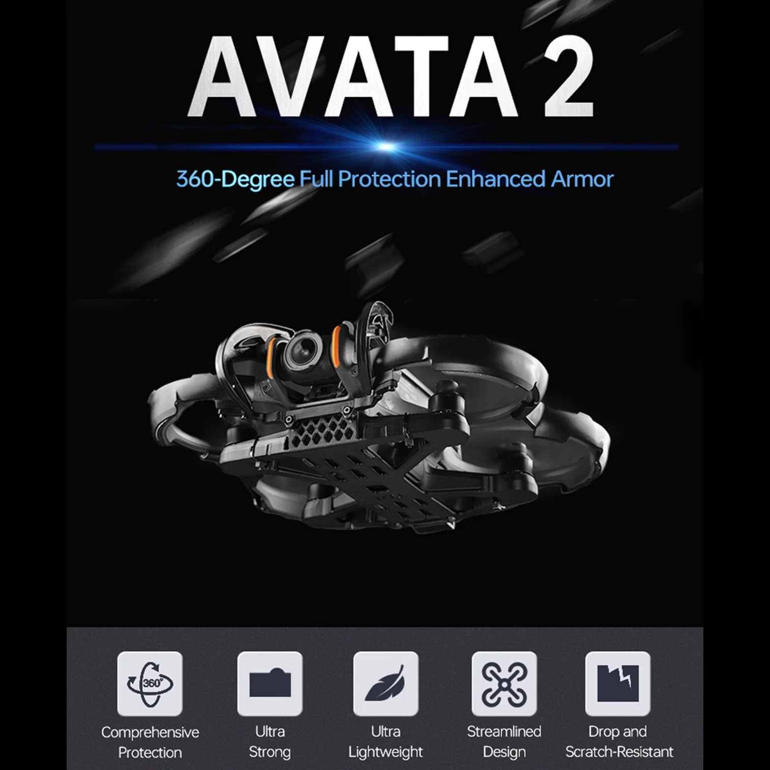 ชุดป้องกันโดรน DJI Avata 2 ครบเซต