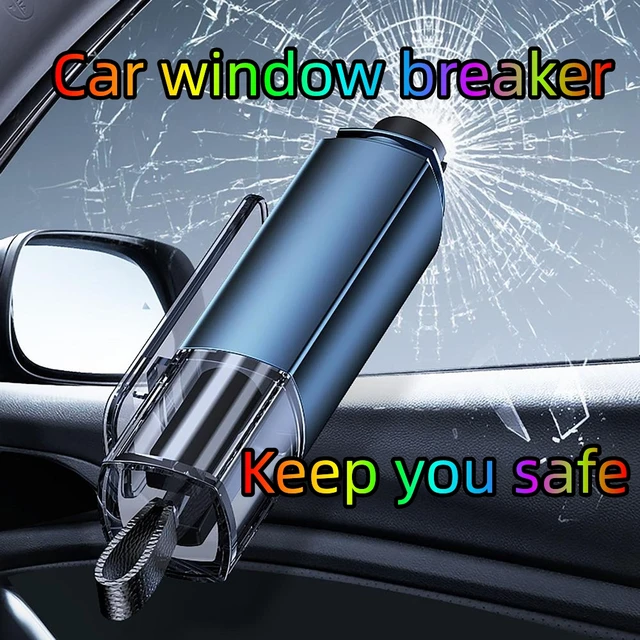 Car Window Breaker Portable Seatbelt Cutter Glass Breaking Tool Stick Life  Saving Safe Escape Rescue Tool Safety Hammer - AliExpress