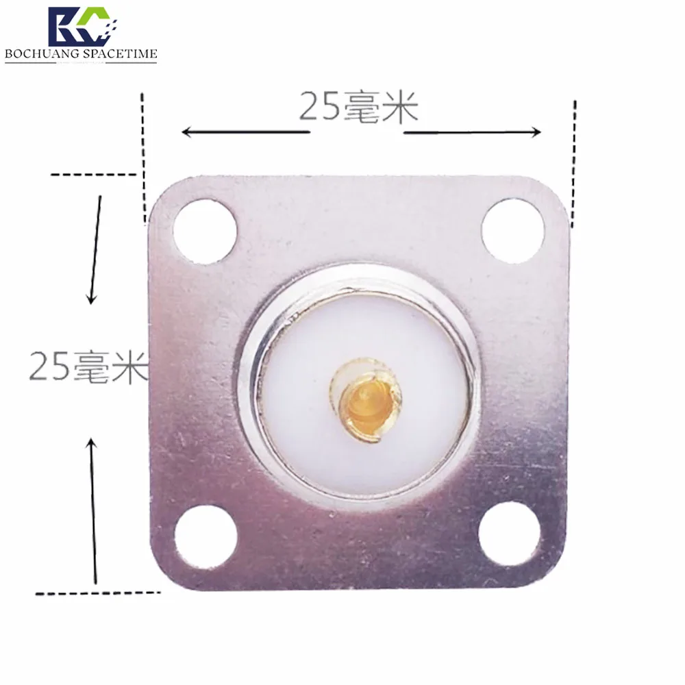 connector N female to N female UAV defensere flange low attenuation pure copper connector