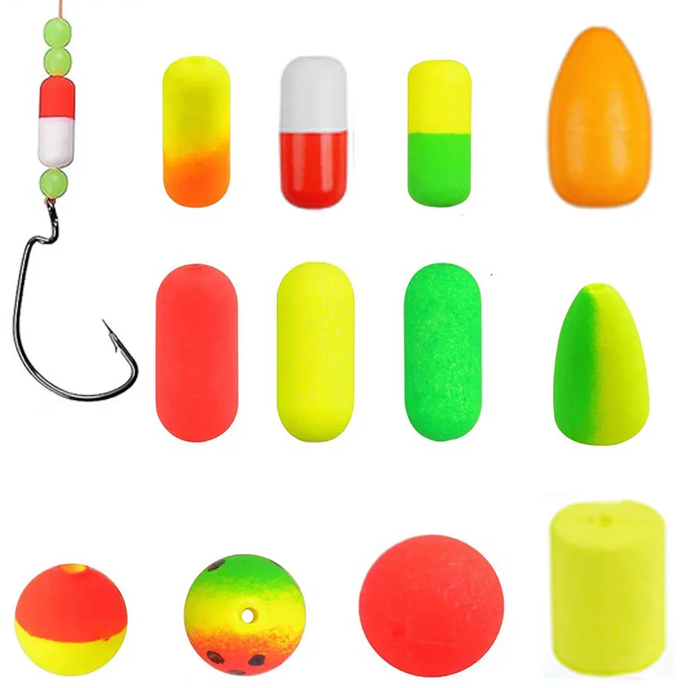 50PCS-foam-float-for-Surf-Fishing-Rig-Live-Bait-catfish-floats-bobbers ...
