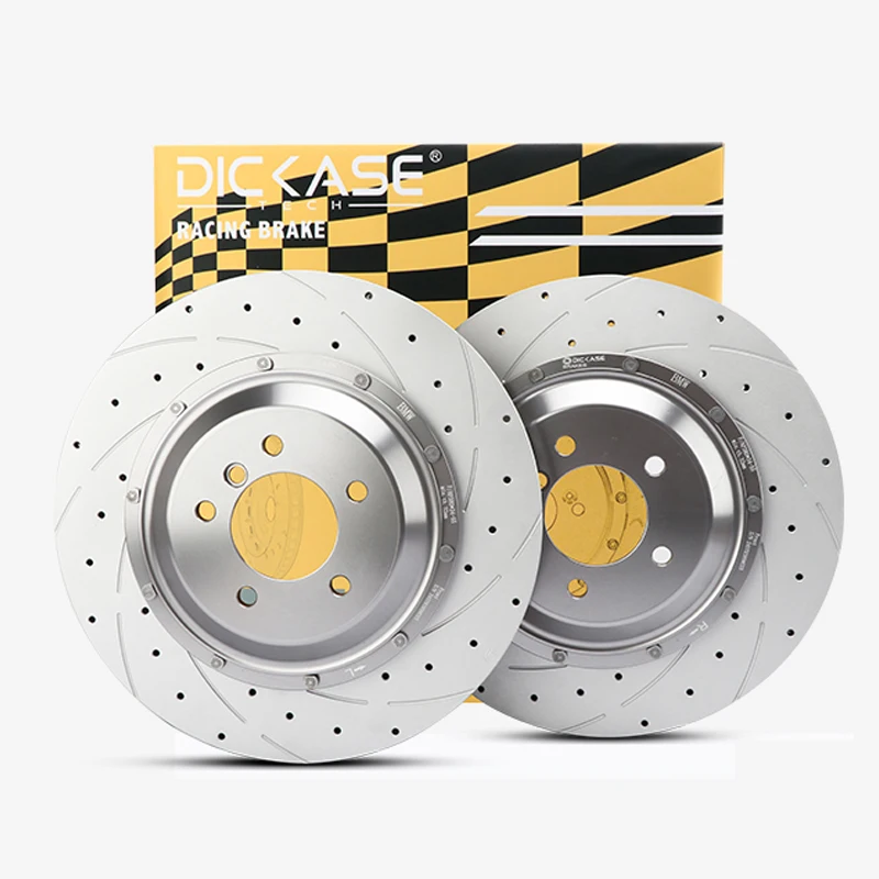 세라믹 브레이크 패드가 있는 Dicase 공장 제조업체, 큰 6 냄비 켈리퍼, 스바루 Wrx용 고탄소 로터