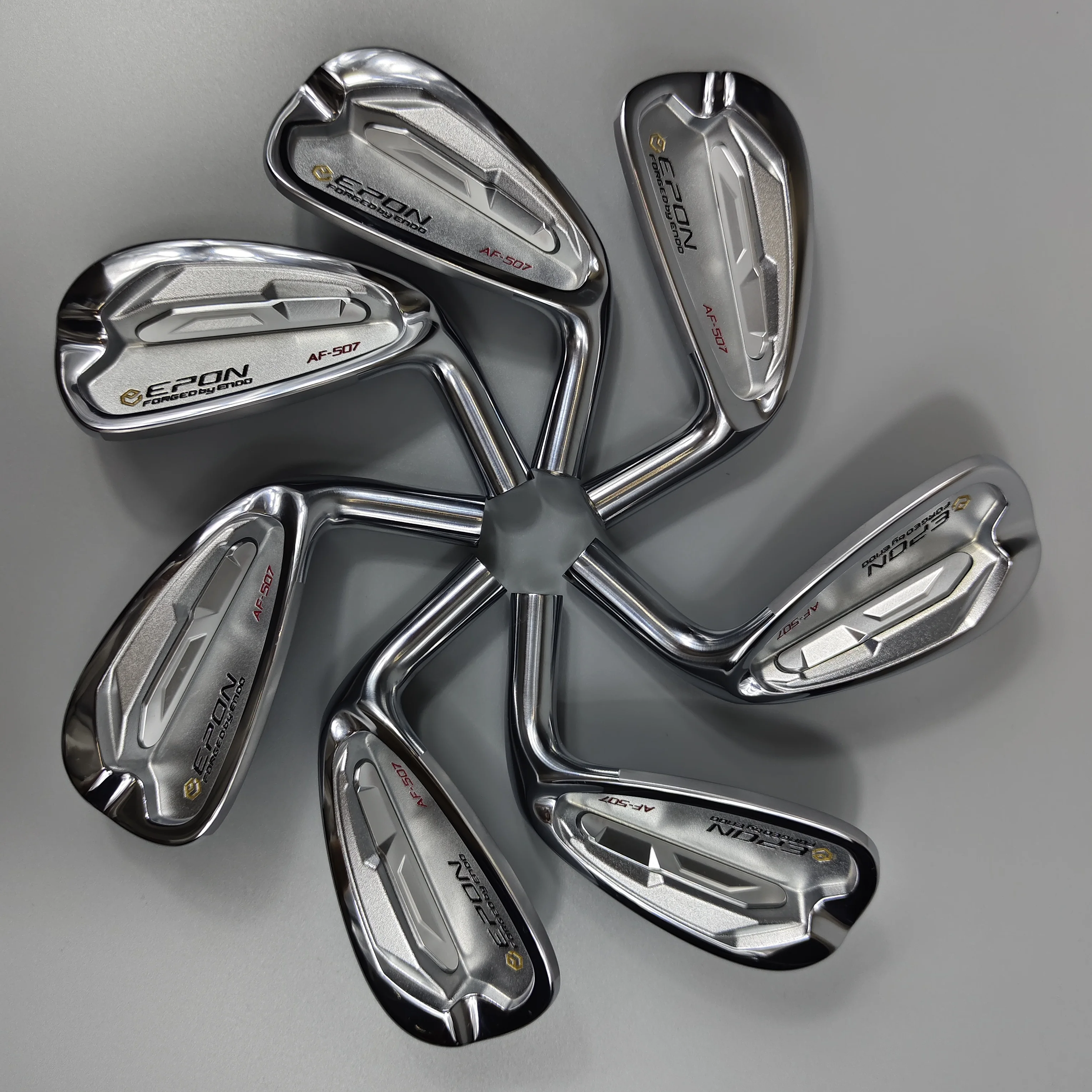 Epon golf Carbon Steel Golf Irons Set, AF-507, CNC Forged Golf Irons, Set of 5-P,A Seven in Total 5