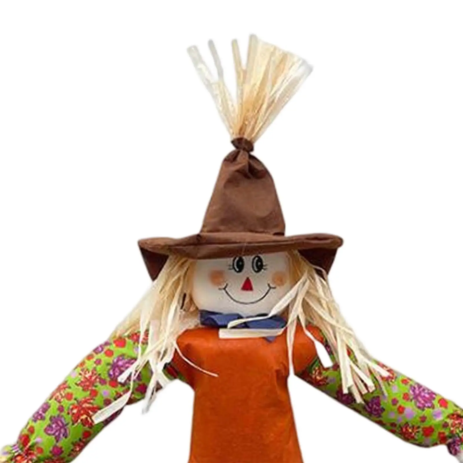 Standing Scarecrow 47.24inch Fall Scarecrows Decor for Yard Halloween Treats