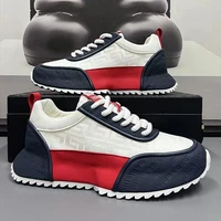 Sneakers Chunky Dad All Black, respirantes, en mesh et cuir, plateforme, antidérapantes, chaussures de sport décontractées pour streetwear 2