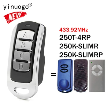 TAU 250T-4RP 250K-SLIMR 250K-SLIMRP 차고 문 오프너 원격 제어와 호환 433.92MHz TAU 250K 슬림 원격 제어