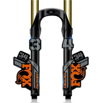 2021 Fox34 Front Fork Stickers Mountain Bike Front Fork Stickers FOX 34 Bike Color Change Stickers Waterproof Stickers