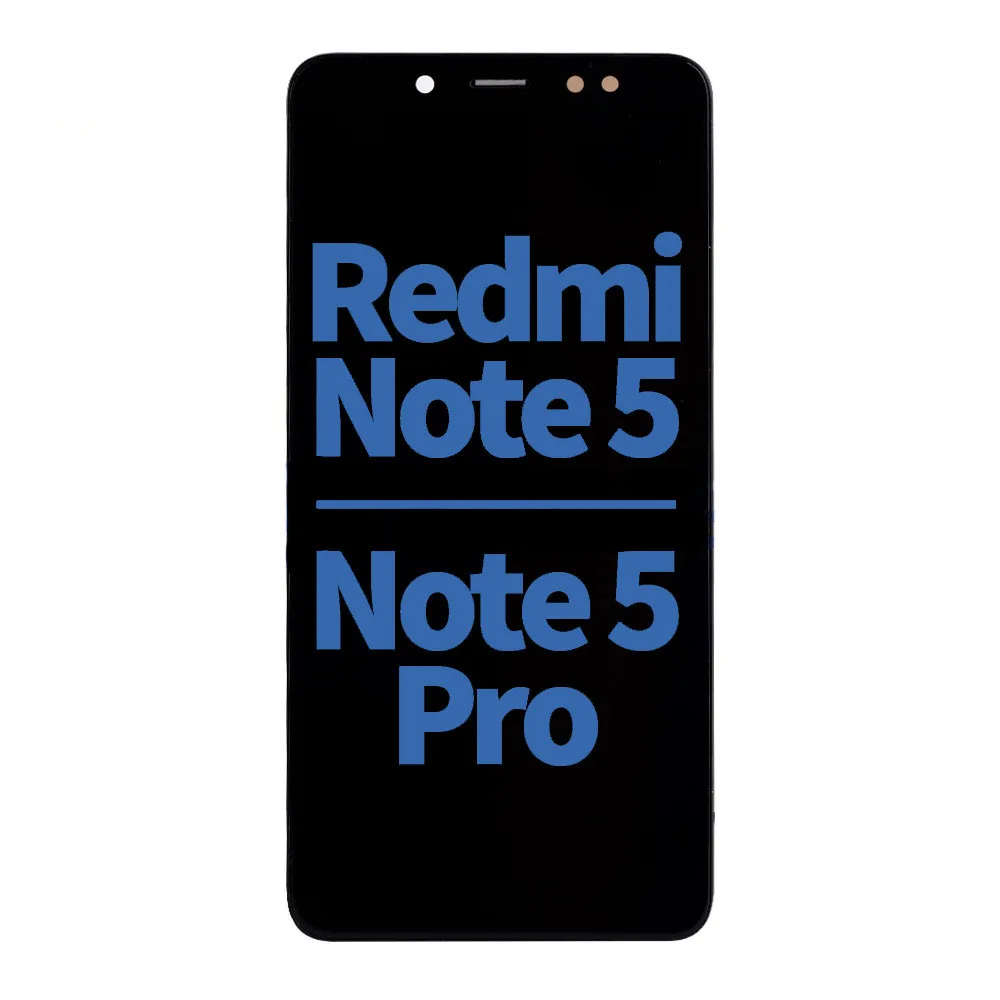 Touch Screen Lcd Tft Per Xiaomi Redmi Note 5 / Note 5 Pro, Assemblaggio Completo Con Cornice