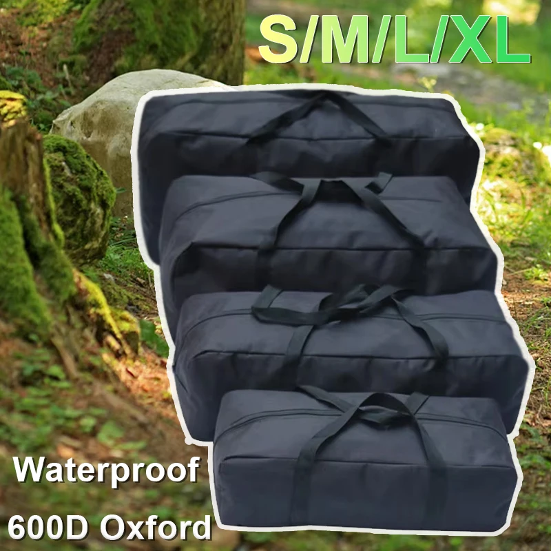 Storage Bag 600D Oxford Waterproof Multi Purpose Outdoor Camping Supplies Tool Foldable 1PC storage bag camping storage bag