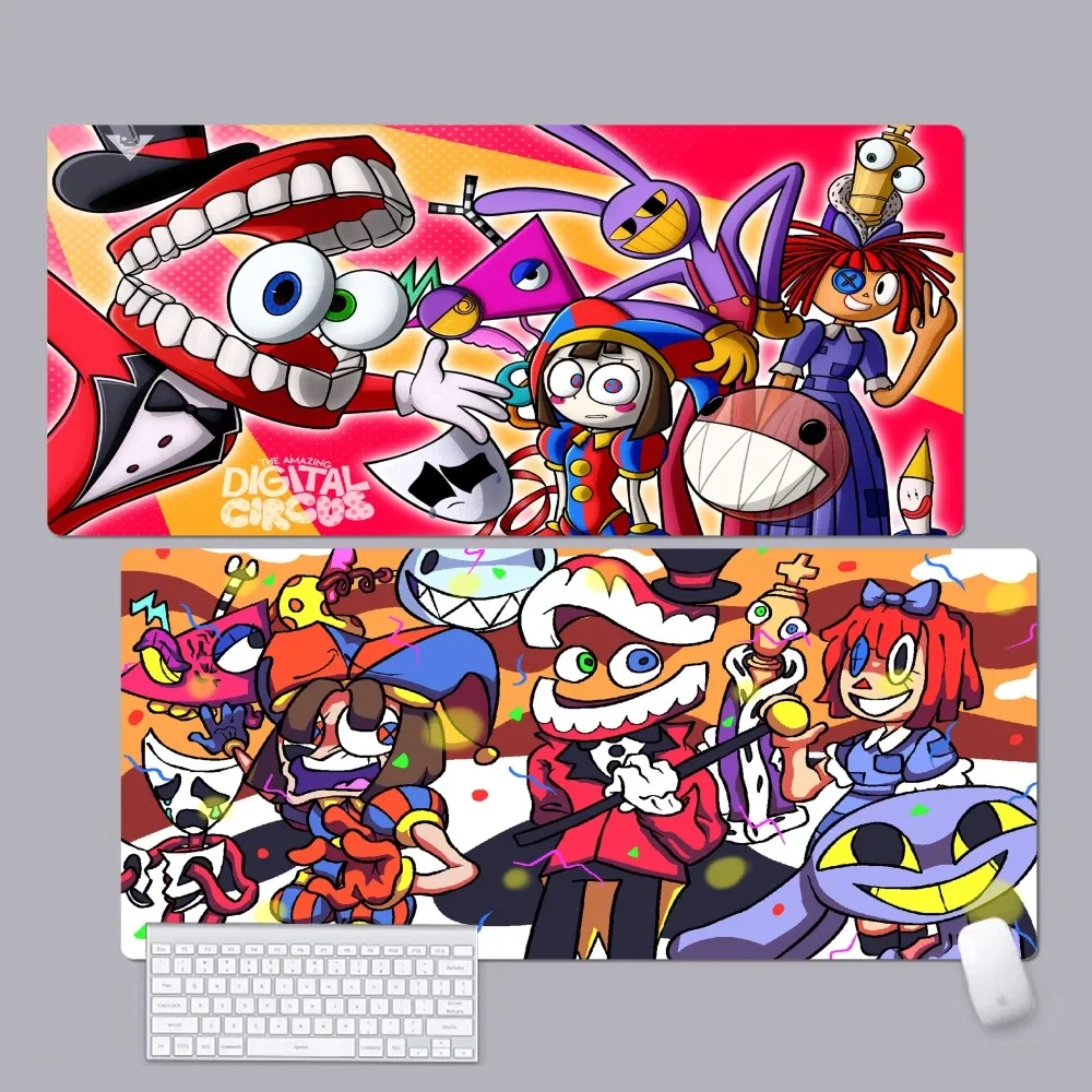 

The Amazing Digital-Circus Mousepad Custom Skin Cartoon Anime Gaming Mouse Pad Keyboard Mouse Mats Desk Mat Accessories Bedroom
