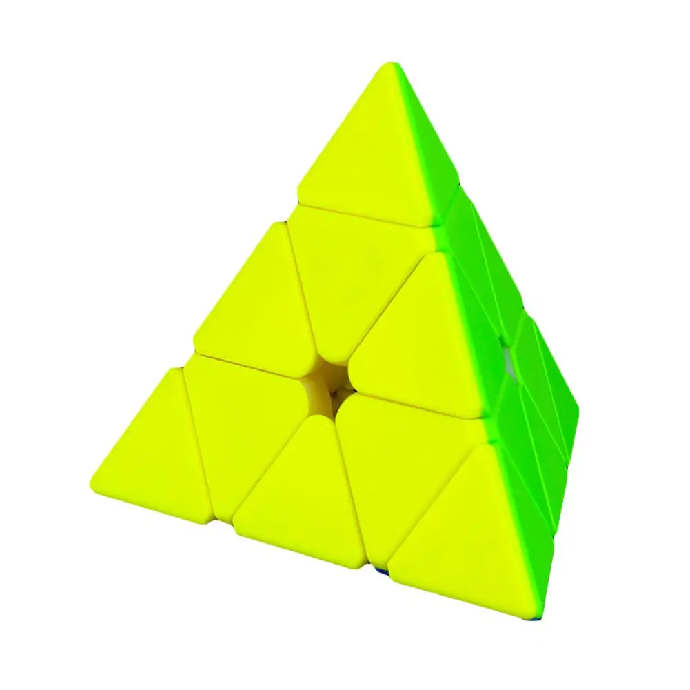 

QiYi Pyramid Speed Cube 3x3x3 QiYi XMD Magnetic Stickerless Triangle Speed Puzzle Cube Educational Toys