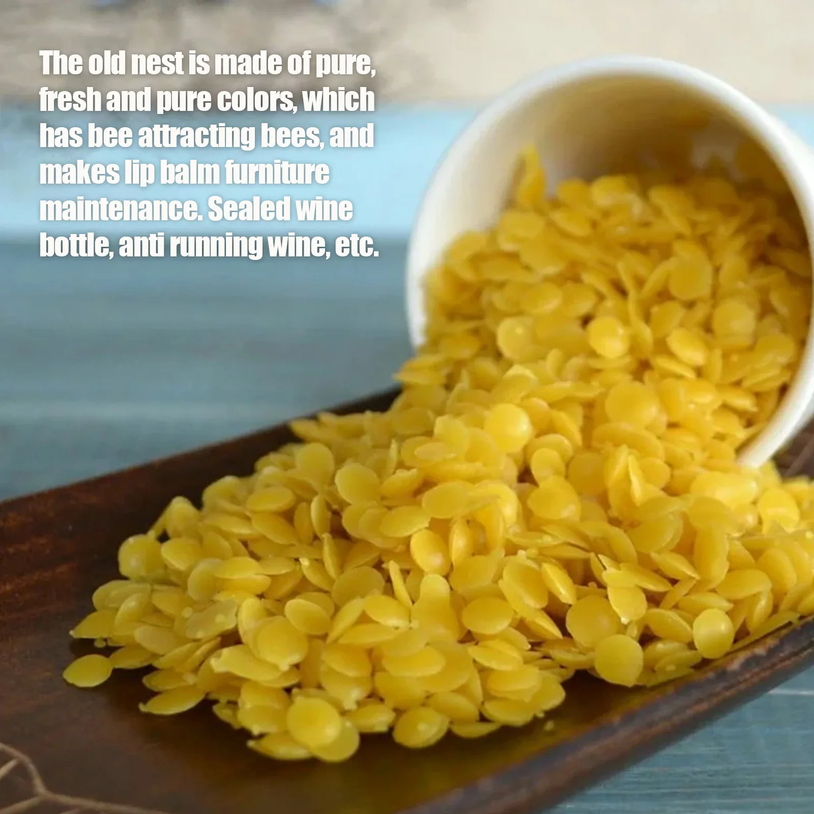 Pure Beeswax for Lip Balm Aromatherapy Candle Polish