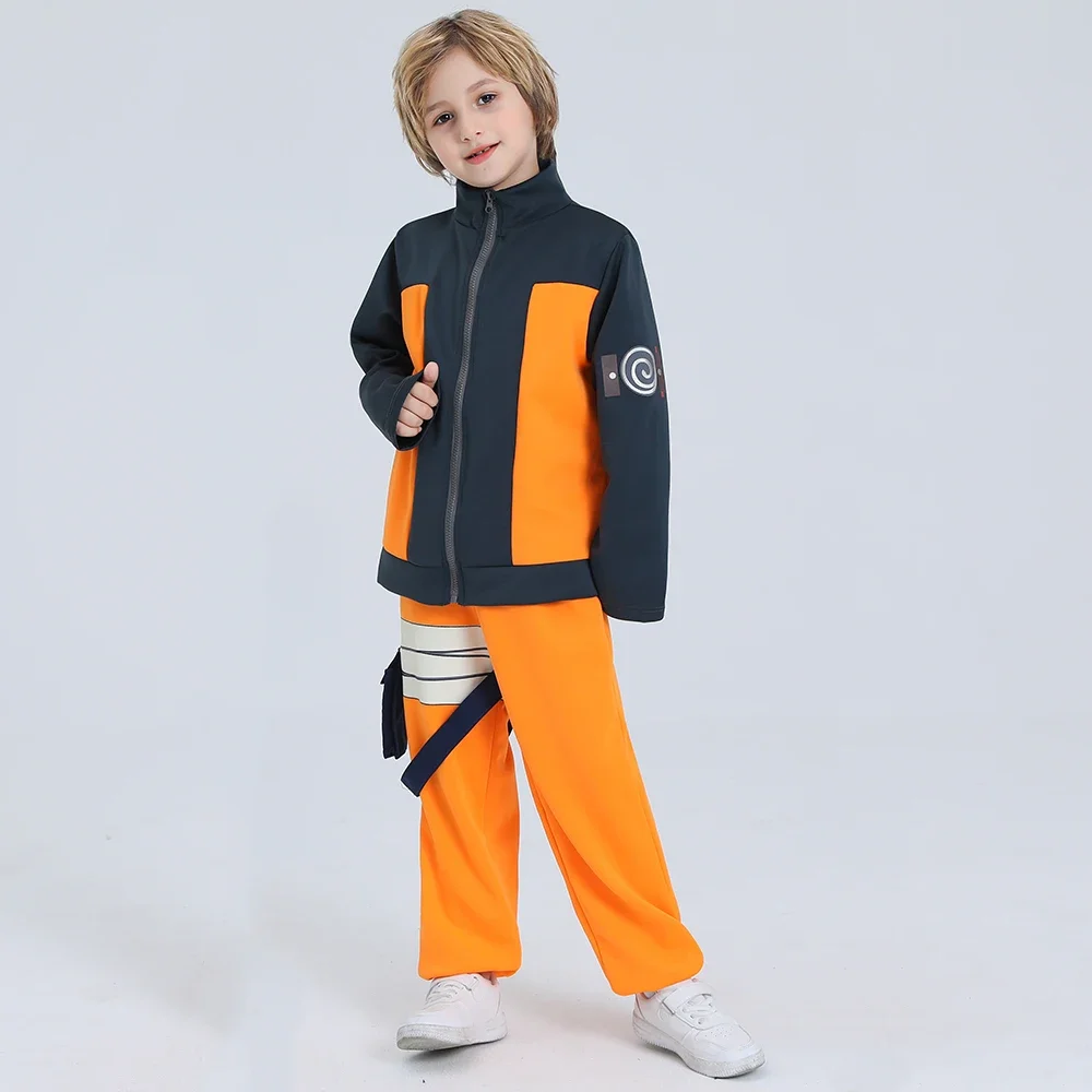 Children Clothes Sets Boys Anime Ninja Naruto Anime Cosplay Costumes Kids Fancy-dress Halloween Carnvial Dress-up Party Outfit superhero cosplay costume kids cosplay costume