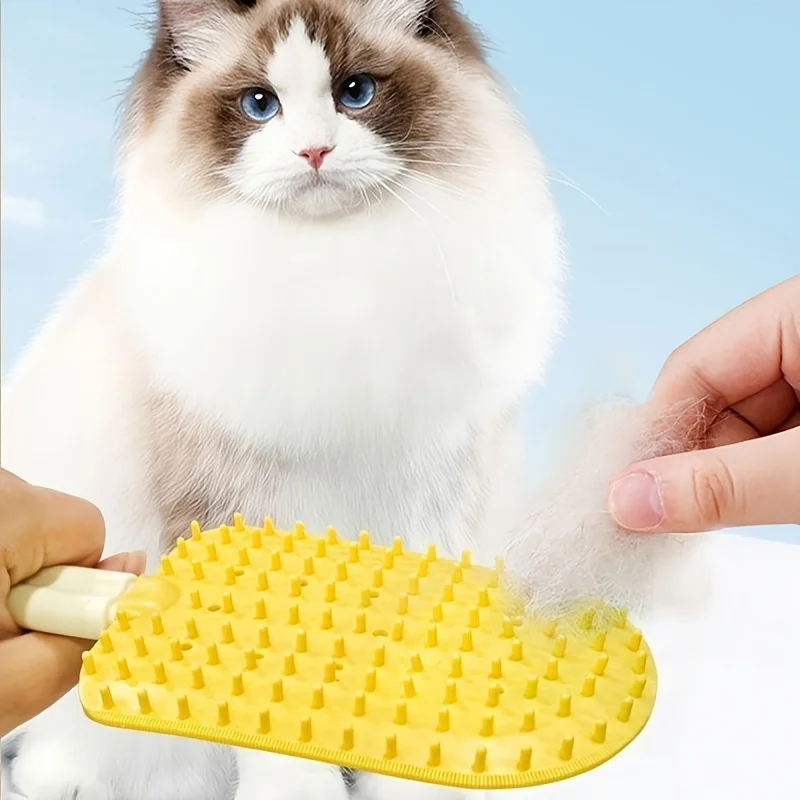 Reusable Pet Cat Comb Double-side Pet Hair Remover Household Cleaning Comb Kitten Grooming Brush Pet Massage Comb Pet Supplies 2