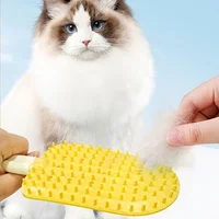 Reusable Pet Cat Comb Double-side Pet Hair Remover Household Cleaning Comb Kitten Grooming Brush Pet Massage Comb Pet Supplies 2