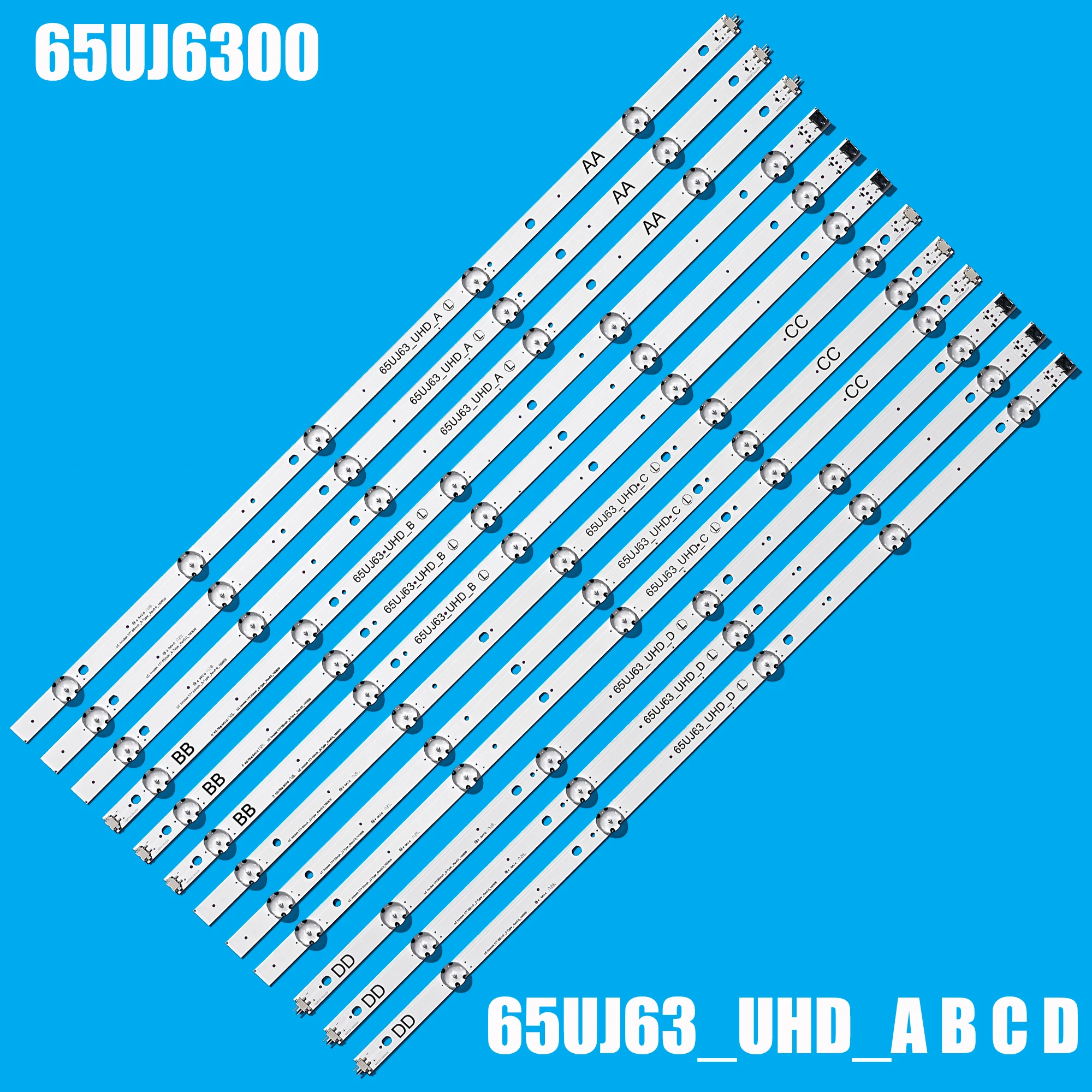 Светодиодная лента для подсветки для LG 65LG63CJ 65UJ6300 65UJ630V 65UJ634V 65UJ5500 65UK6100 Innotek 17Y 65inch_A SSC 65UJ63_UHD_A B C D