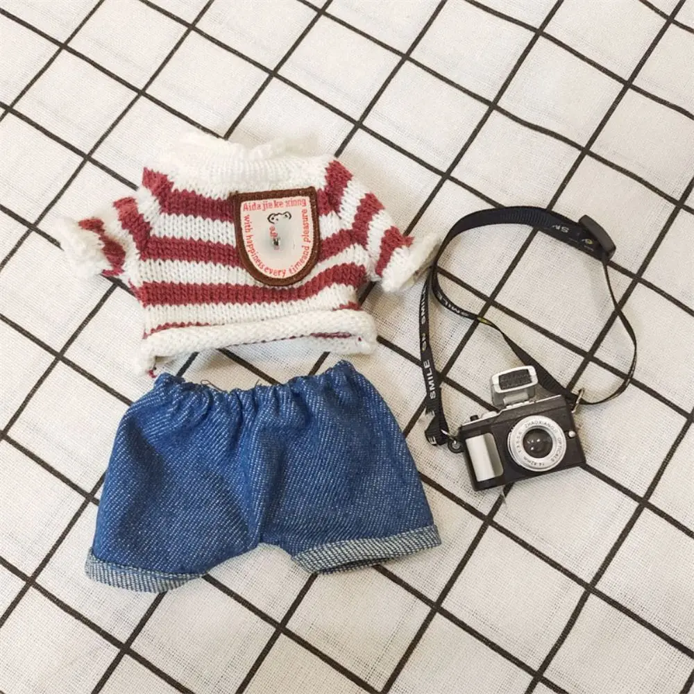 

Модная Одежда для кукол 20 см, толстовки, шорты, мини-одежда, кукольная куртка, свитер, пальто для кукол из хлопка, наряд для кукол, костюм с футболкой