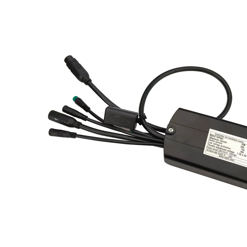 브러시리스 모터 컨트롤러 LSW1729-21E 48V 20A 전기 자전거 스쿠터 범..