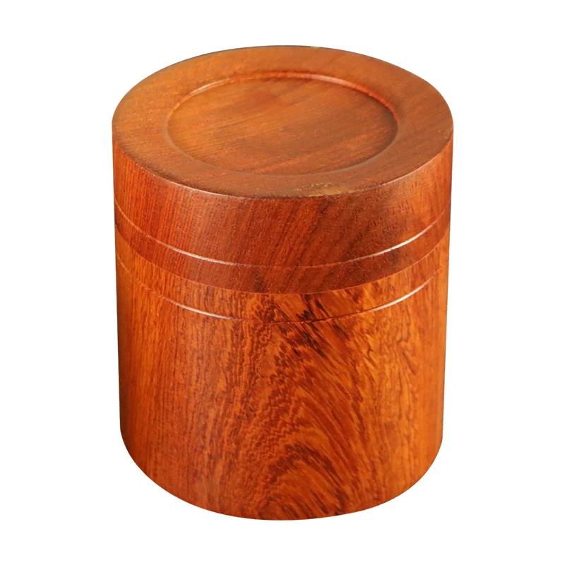 Natural Rosewood Tea Storage Box Chinese Wooden Tea Canister Lid Seal Kitchen Storage Jars Accessories Spice Box Organizer tea tin box tea canister airtight container