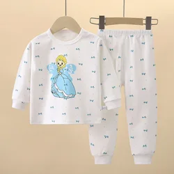 Children's Cotton Cartoon Pajama Set - Cute Long Sleeve Autumn Sleepwear - 5 - 6T (Style 22)