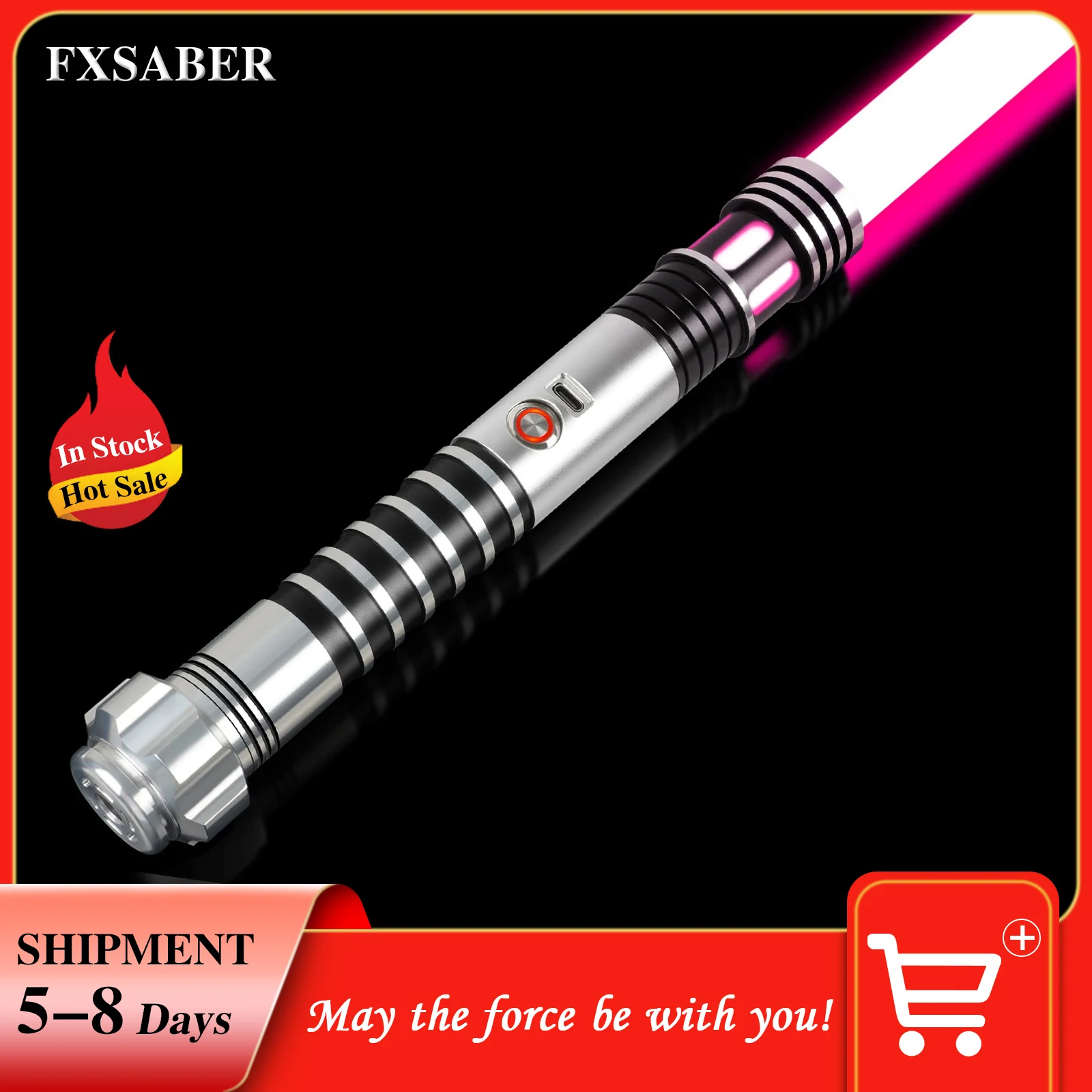 

Металлические светящиеся игрушки FXSABER с RGB-подсветкой, волшебный световой меч для взрослых