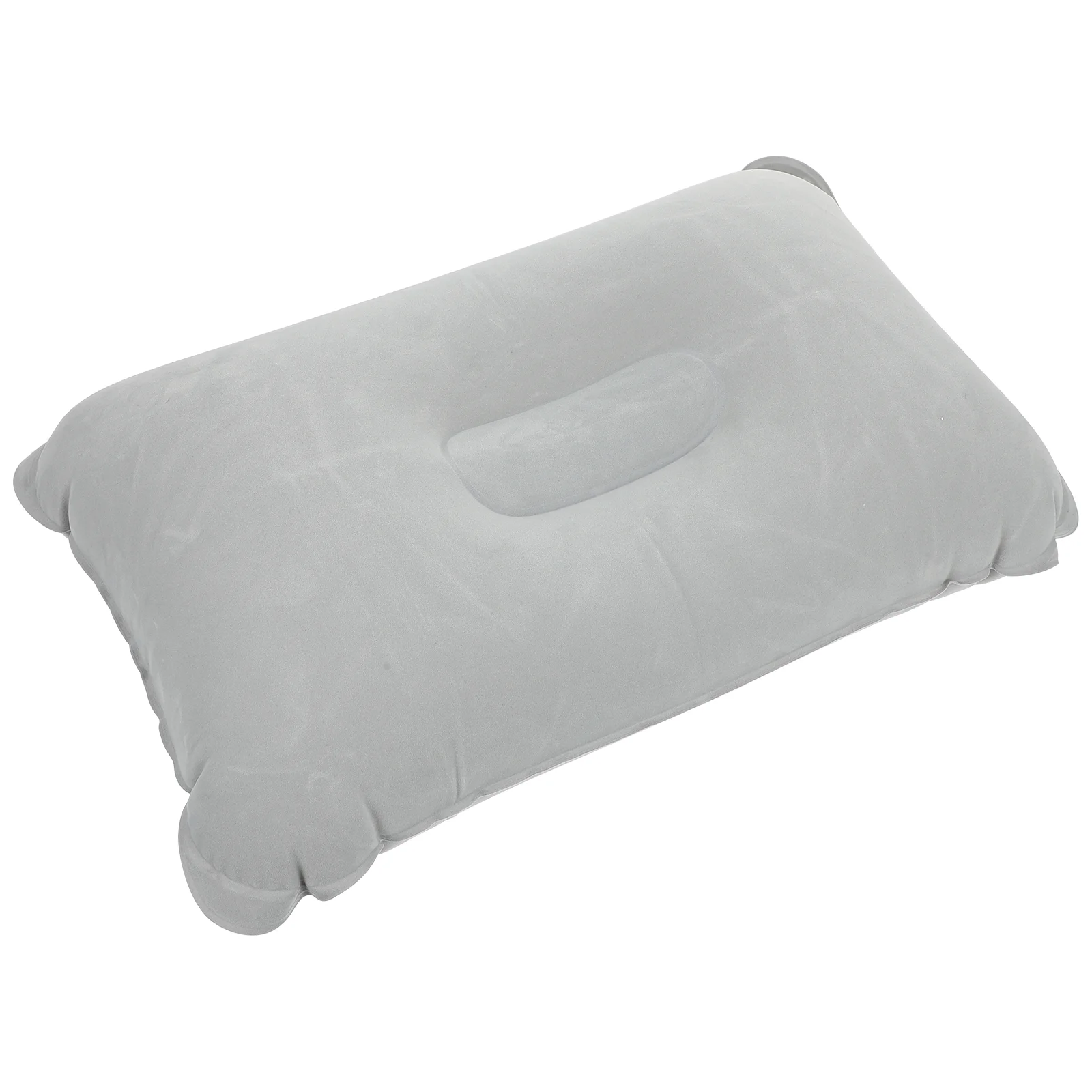 

Flocking Inflatable Pillow Camping Convenient Rest Office Napping Resting Pvc Portable Mattress