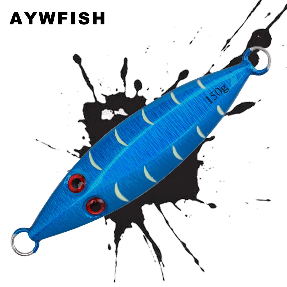 AYWFISH New Arrival 200G / 250G Jigging Lures Metal Saltwater Fishing