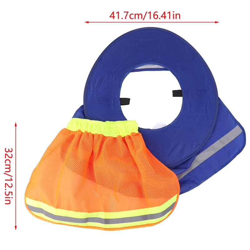 Summer Sun Shade Safety Hard Hat Neck Shield Helmets Reflective Hat Brim for Construction Workers