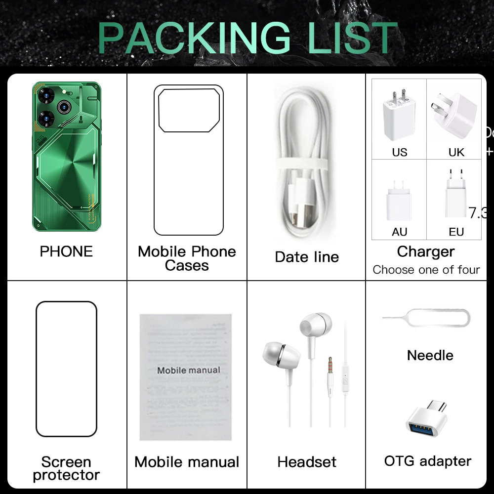 Original Pova 6 Pro Smartphone Global Version Dimensity 9300 16G+1TB 8000mAh 50+108MP 4G/5G Cellphone Android Mobile Phone NFC