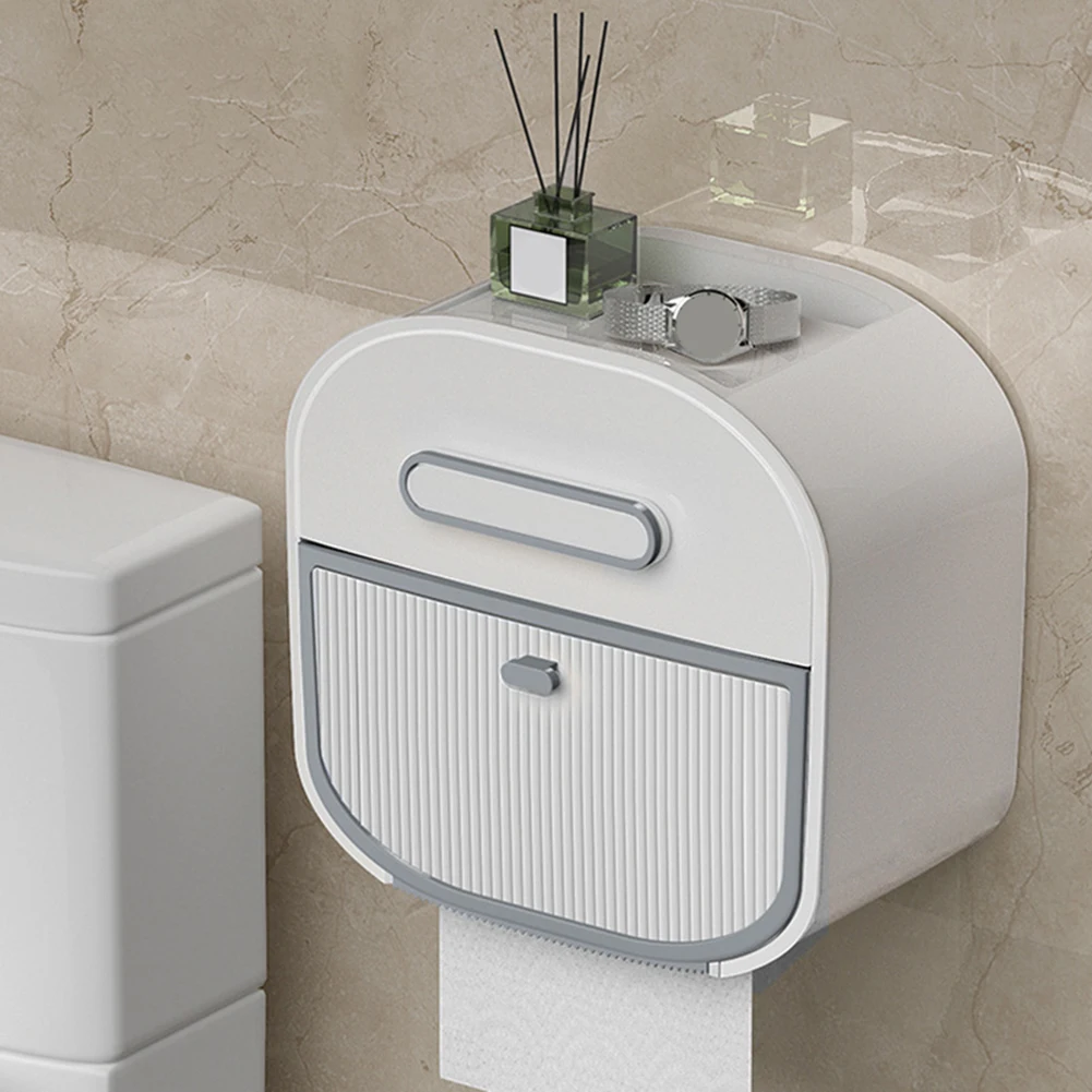 

Приспособление, удобная установка, коробка для хранения салфеток, Кухонный Контейнер для хранения без перфорации, рулоны туалетной бумаги