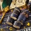 20 Rolls Vast Universe Washi Tape Set Galaxy Star Moon Gold Silver Stamping Adhesive Masking Tapes Decoration Stickers A7603 4