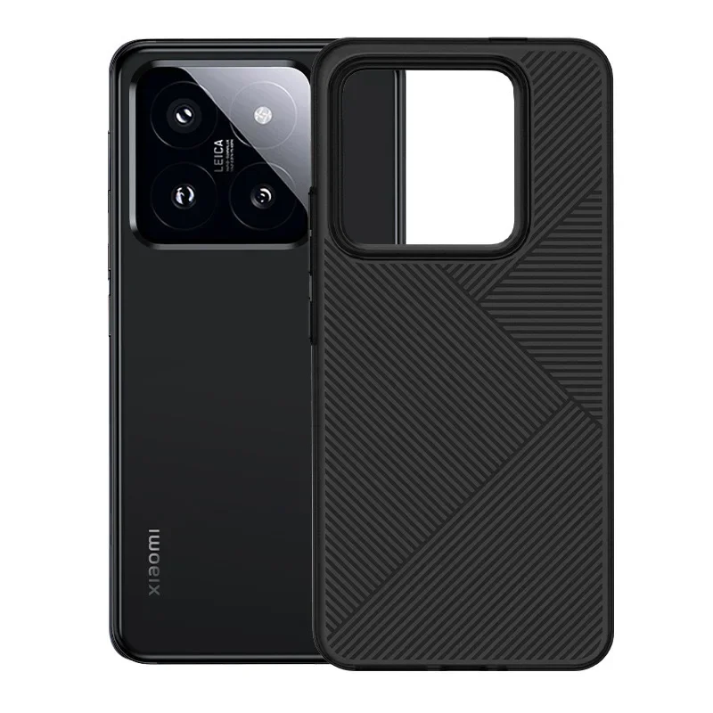 Geometric Matte Clear Stripe Slim Silicone Phone Case - Simple & Stylish Bumper Design