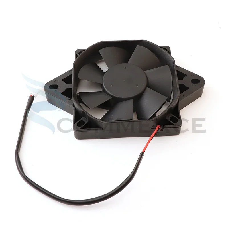 Radiator Thermo Electric Square Shape Water Tank Cooling Fan For 150cc-250CC Quad Dirt Bike ATV Buggy Go kart Motorcycle Parts motorcycle cooling fan