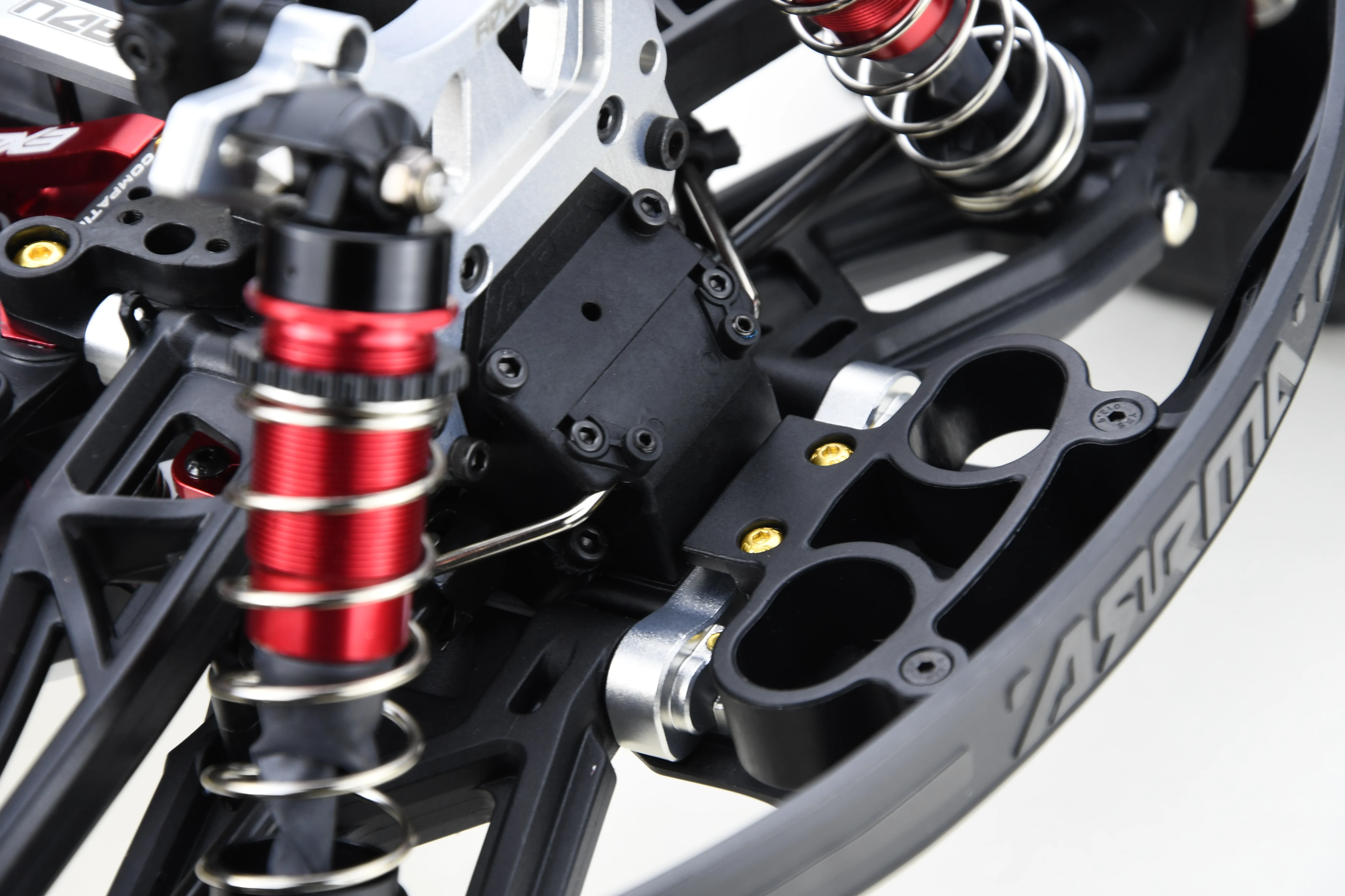 ADU Racing 304 STEEL M4 SHOCK STAND OFF for ARRMA 6S 1/8 AND 1/7 rc car parts