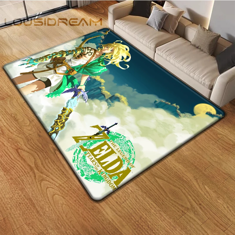 Game Link Zelda Carpet For Living Room Rugs Soft Floor Cartoon Rugs Bathroom Rug Yoga Mat Home ...