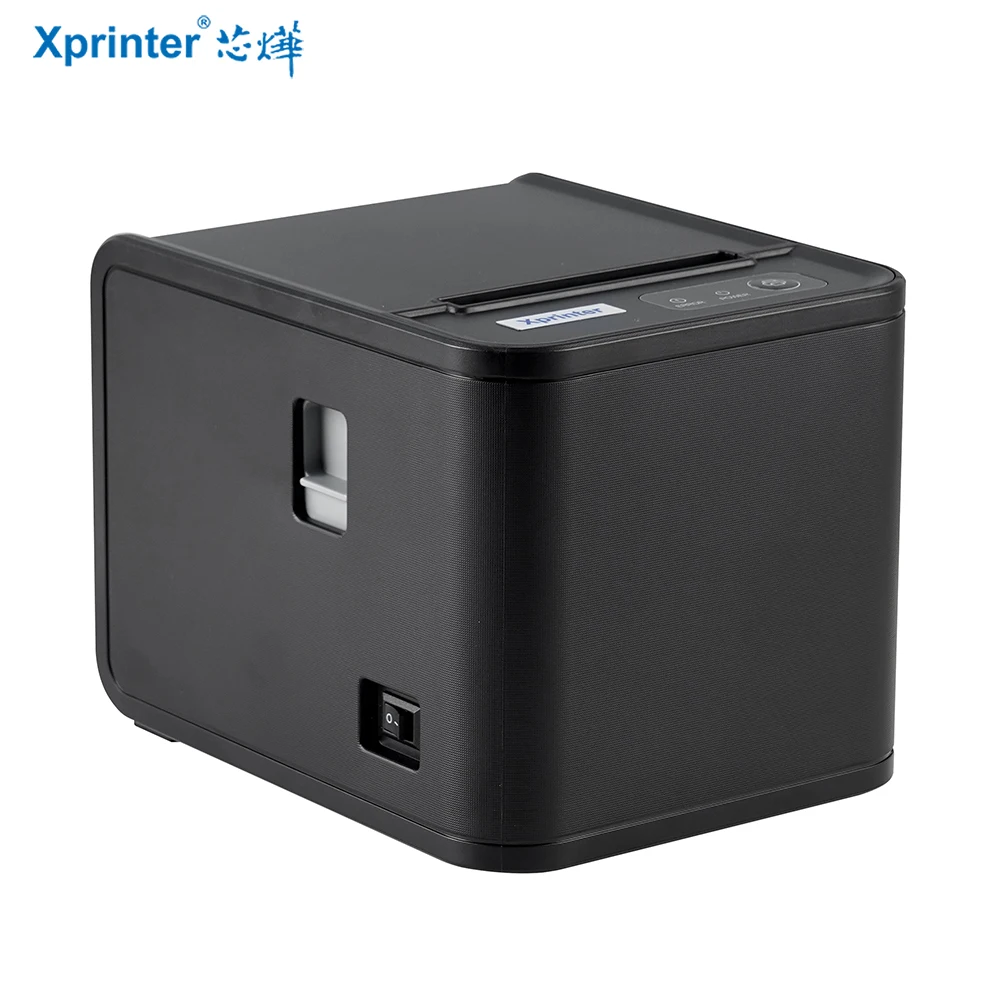 Xprinter 80T USB LAN 열전사 영수증 프린터 (레스토랑, 슈퍼마켓, 계산대용) 80mm 티켓 POS 미니 프린터 바코드 프린터