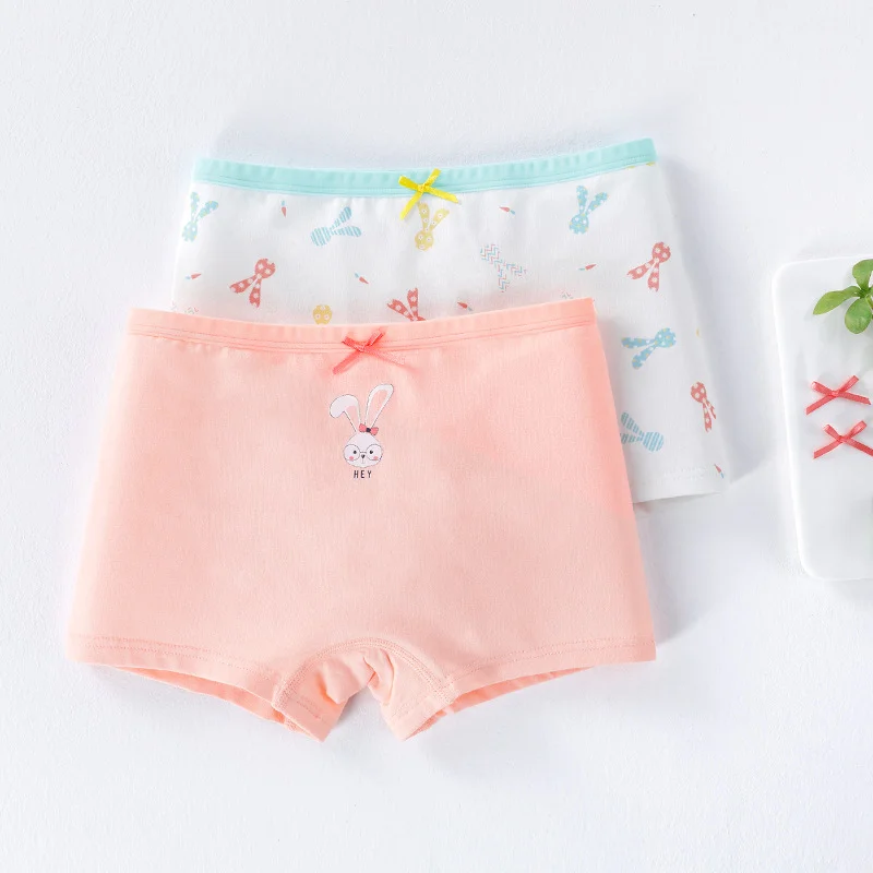thumbnail image 1 of Ropa interior de algodón para niños y niñas, pantalones de esquina plana, ropa antibacteriana para niños, pantalones de Cuatro Esquinas, pequeños, medianos y grandes, 1 of 4
