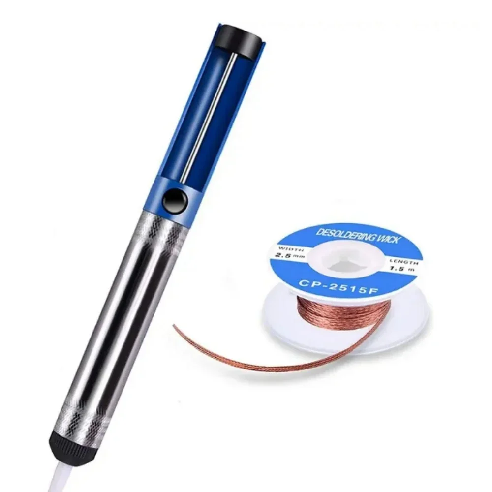 Solder Suction Wire Solder Suction Wire with Strong Suction and Strong Return Force for Repair 2.5mm Width 1.5m Length Set