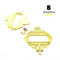 B 55x62mm golden