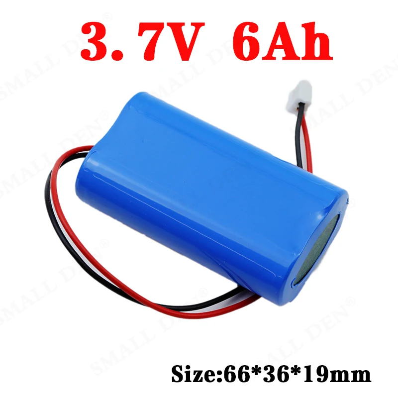 3.7V 18650 Battery Pack 1S Lifepo4 Batteries Packs 3000mah 6000mah 9000mah 12000mah Rechargeable battery Plug - 3