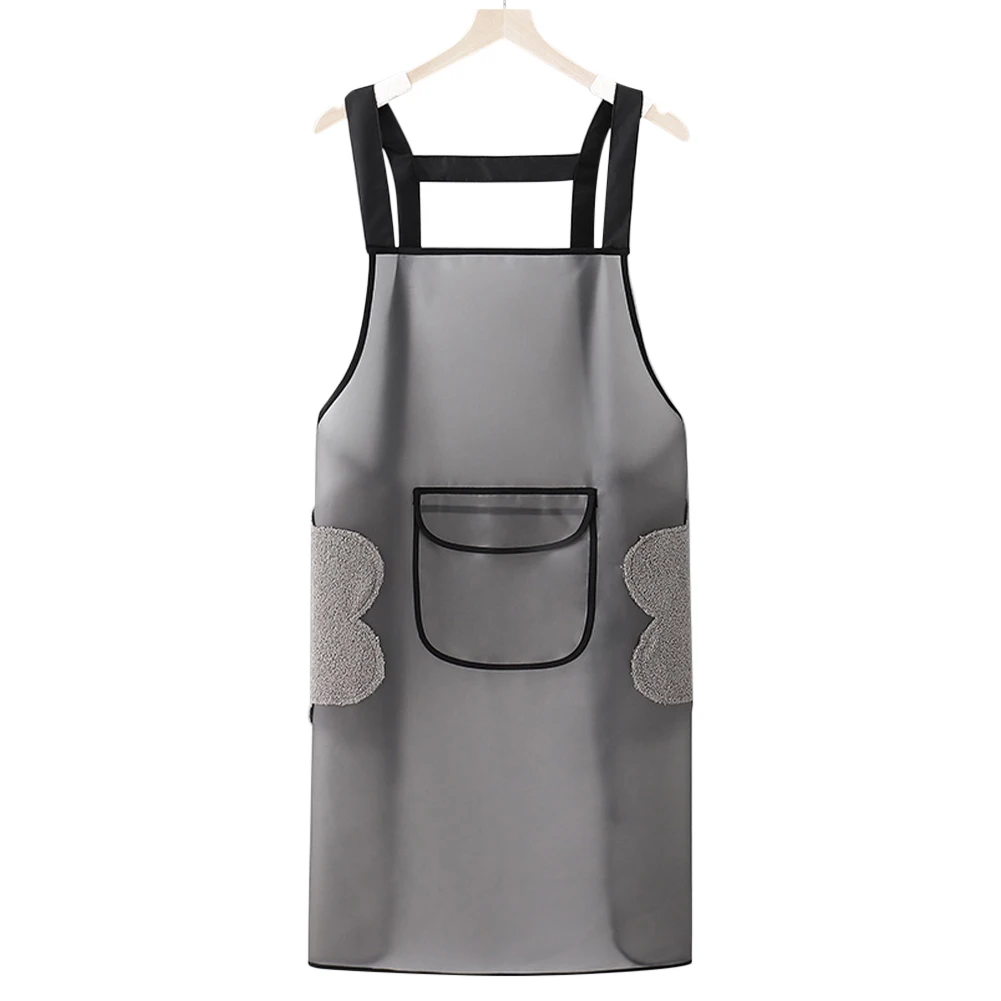 

Multipurpose Apron Translucent Waterproof Large Front Pocket Store For Iphone Xiaomi Huawei Cooking Home Kitchen Bar Restaurant