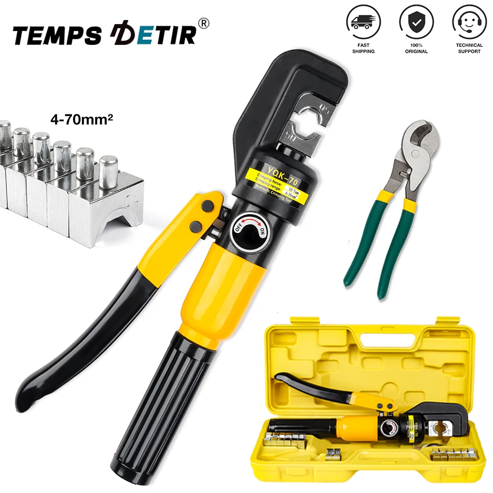 4-70mm² Hydraulic Crimping Pliers YQK-70 Pressure 8T Home