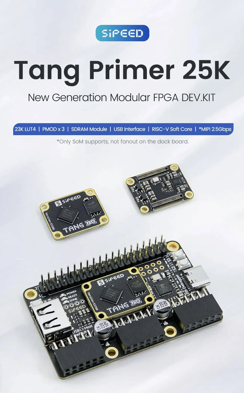 Sipeed Tang Primer 25K FPGA Development Board GOWIN GW5A RISC-V PMOD SDRAM 23K L