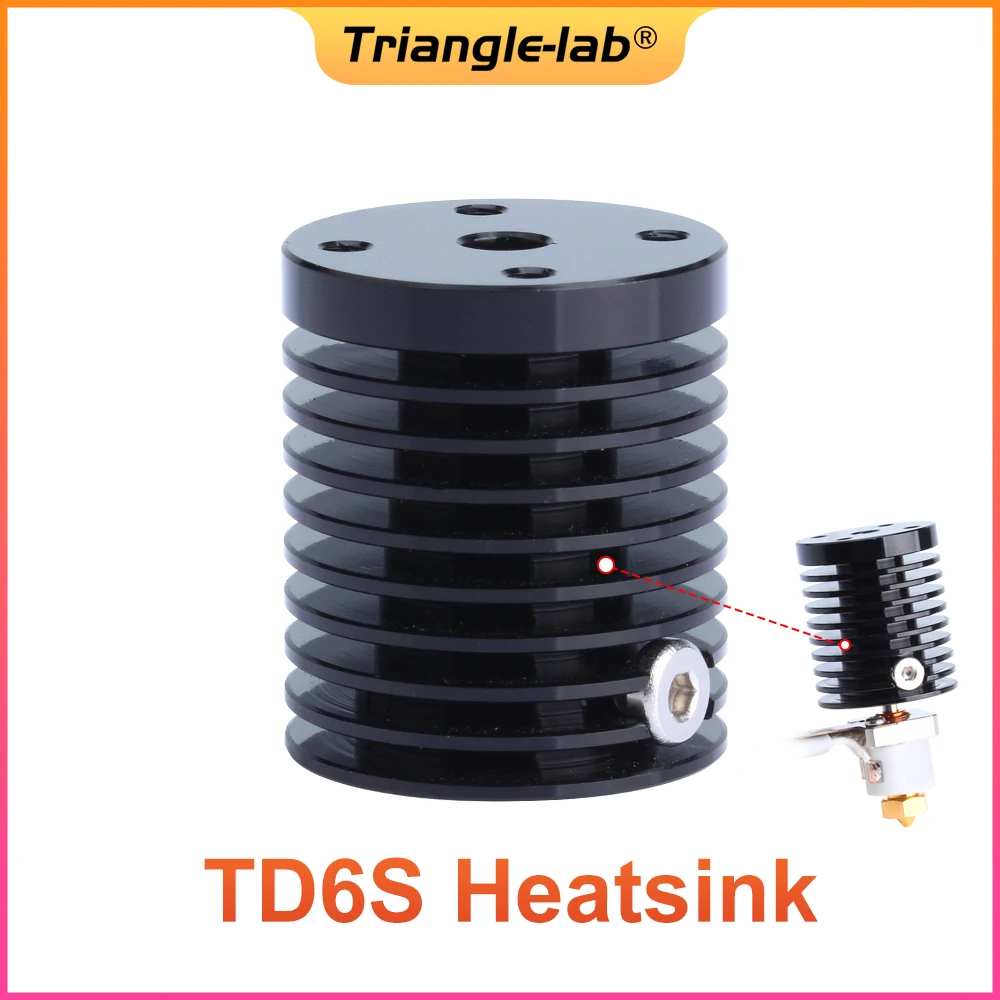 Dissipador de Calor Trianglelab Tchc Td6s Compatível com Tchc Td6s Bico Hotend Mun Heatbreak Bi-metal de Parede Fina Impressora 3d