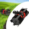 Weeding Wheel 14cm Weeding Wheel 9 Teeth Straight Blade Universal Lawnmower Accessory Deep Plowing Wheel for Loosening Trenching 1