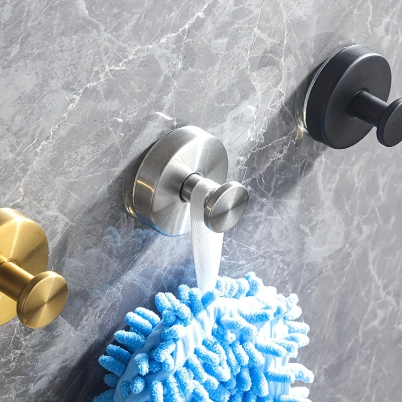 Suction Cup Hooks Stainless Steel Towel Bath Towel Loofah Storage Hooks Wall-Mounted for Bathroom Kitchen Living Room Bedroom Suction Cup Hooks Stainless Steel Towel Bath Towel Loofah Storage Hooks Wall-Mounted for Bathroom Kitchen Living Room Bedroom