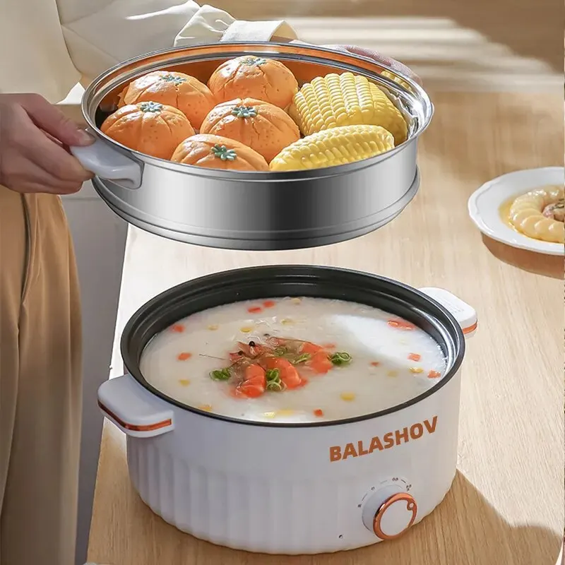 Multifunction Cooker Household Single/Double Layer Mini Electric Cooking Machine Non-stick Pan Pots EU/US Plug 220V electric cooker,electric cooking pot