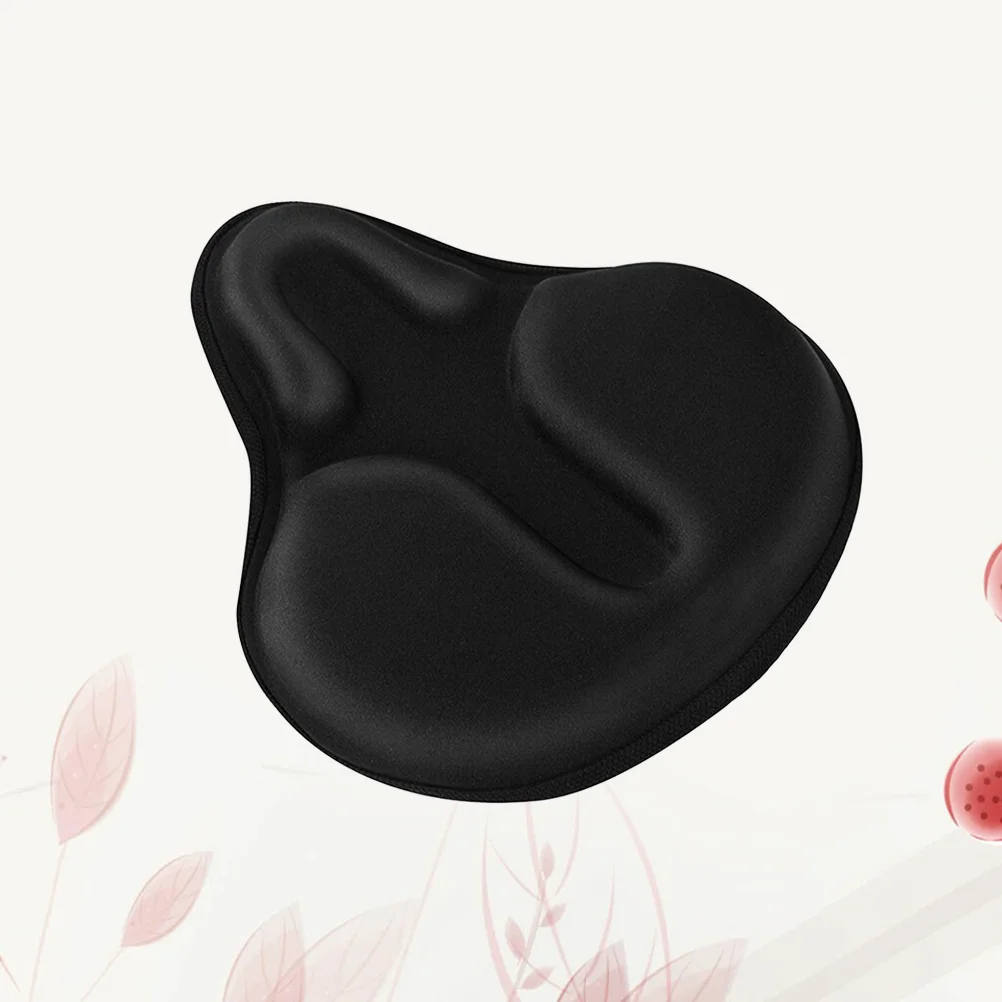 

Silicone Seat Cover Protective Thicken Mountain Bike Saddle Cover Bike Supplies Accessories (Black)