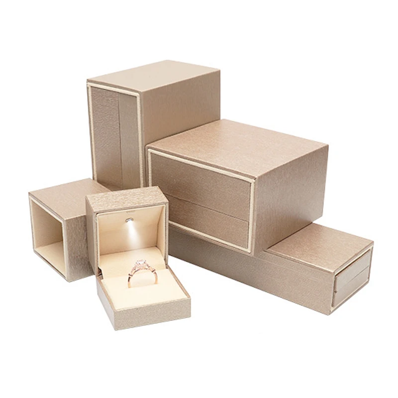 Unique drawer design showcase jewelry pendant box anniversary ring box wedding jewellery box packaging portable jewelry storage bags organizer albums anti oxidation desktop drawer jewelry necklace bracelet ring holder bags boxes