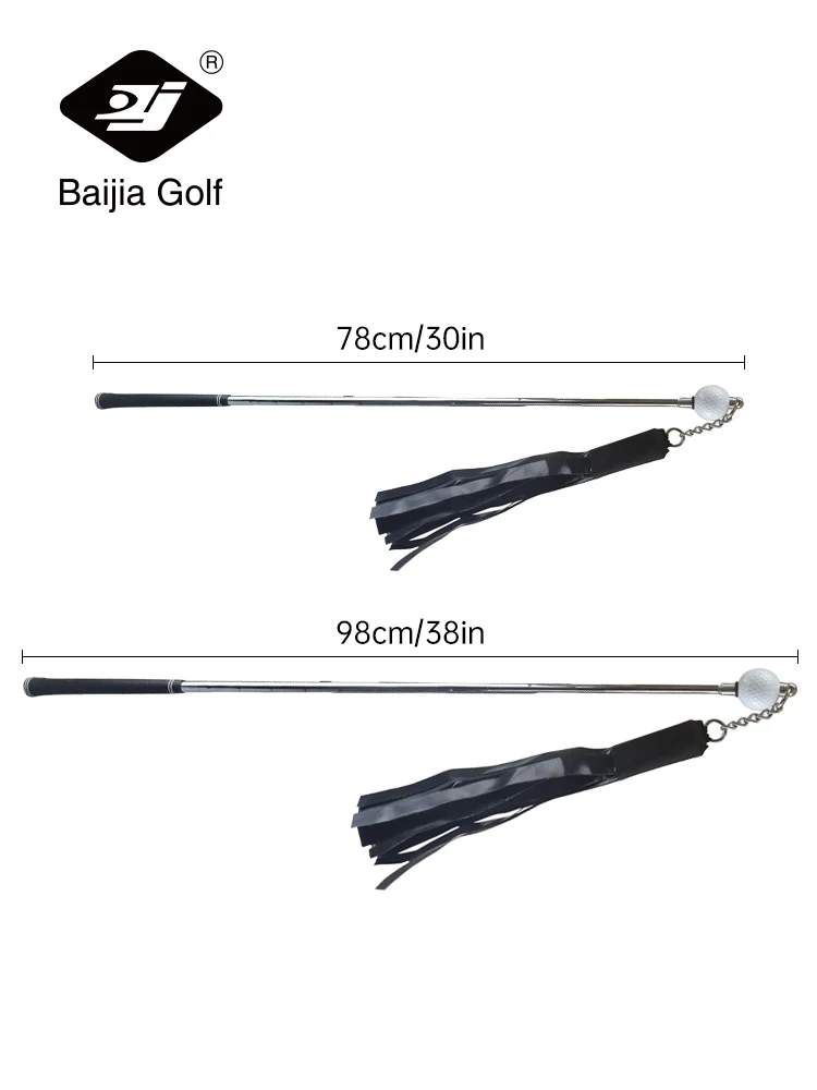 BAIJIAGolf Swing Trainer Golf Swing Training Ribbon Stick Golf Whip Stick Sound Practice To Improve Swing Speed Golf Accessories 6